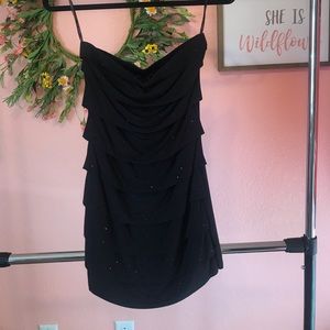 G by GUESS | Strapless mini dress with rhinestones